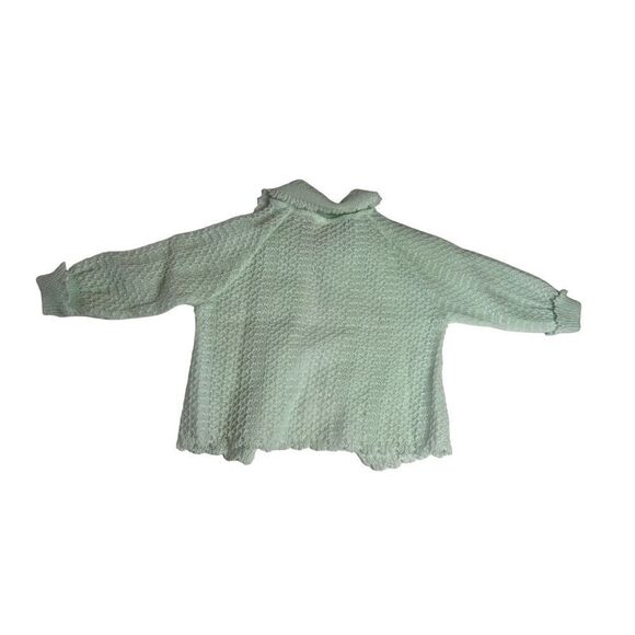Vintage Jolyn Blue Delicate Baby Cardigan - Size 3 Months - Picture 3 of 5